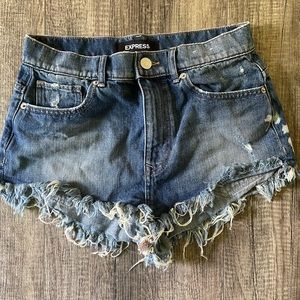 Express Cheeky Jean Shorts